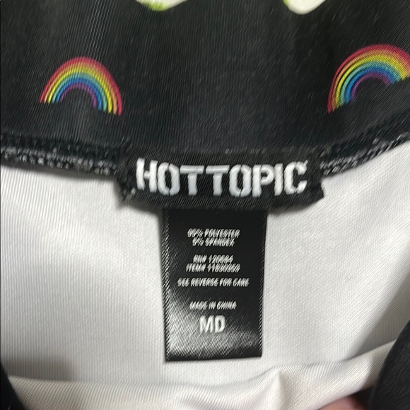 Hot Topic Black A-Line Mini Skirt - Picture 2 of 4